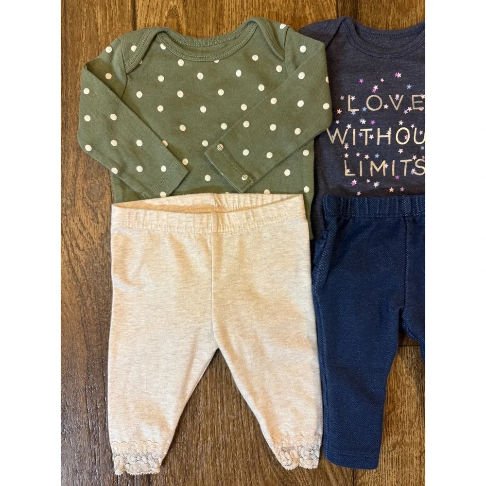 Baby Girl Clothes 0/3 Months Pants Bodysuits Shirts Outfits L/S Lot Minnie Mouse